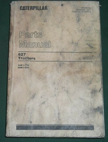 Cat caterpillar 627 - cat, manuale
