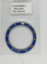 FIT ROLEX SUBMARINER 116613 LB INSERTO GHIERA CERAMICA BLU aftermarket