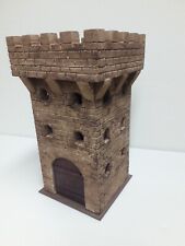 casa - casetta torre  presepio in polistirene e  legno