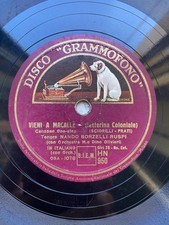 78 giri VIENI A MACALLE’ Letterina Coloniale - VOCE DALL’AFRICA Ten Borzelli Rus