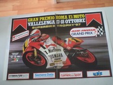 advertising Pubblicità 1987 GRAN PREMIO F.1 MOTO SUPERBIKE TROPHY VALLELUNGA