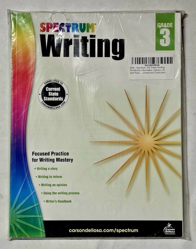 Spectrum writing grade 3 - writing,