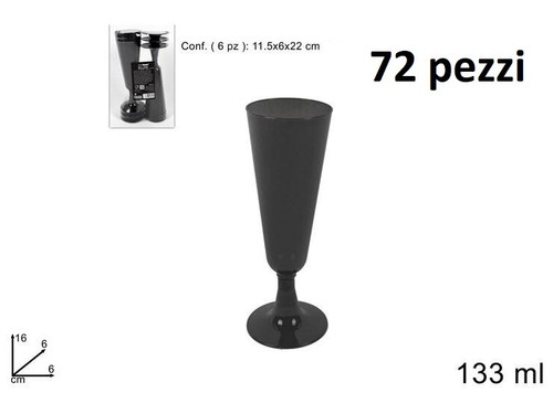 Set pezzi flute bicchieri - set,