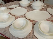 NUOVO SERVIZIO DI PIATTI PZ.54 (12 PERSONE) BONE CHINA RICHARD GINORI MADE ITALY