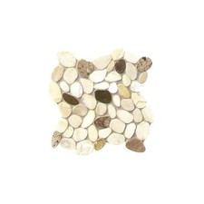 Rivestimento SASSI DI FIUME MIX in marmo su rete