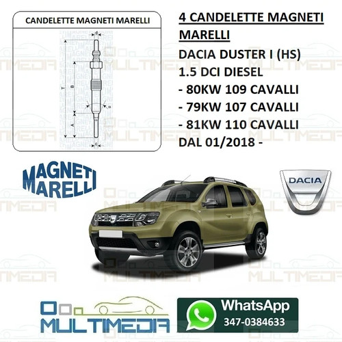 Candelette magneti marelli - candelette,