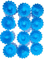 12 Pezzi X 2 Mini Muffin Blu