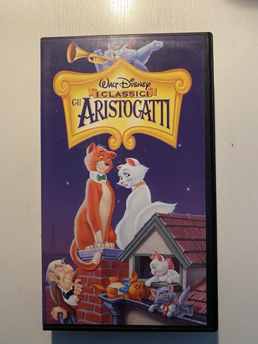 Vhs disney gli aristogatti - disney,