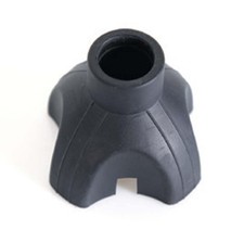 Puntale nero base larga