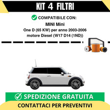 Kit 4 Filtri Tagliando per