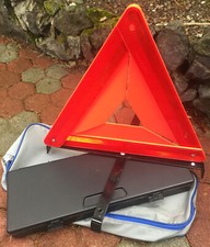 Triangolo Auto borsa con velcro ancoraggio bagagliaio