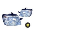 FARI FIAT PANDA 169 PROIETTORI FANALI 2003 2009 CONNETTORE GIALLO / BIANCO DX SX