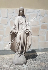 STATUA SCULTURA DELLA MADONNA IMMACOLATA 75CM IN CEMENTO PER ESTERNO DA GIARDINO