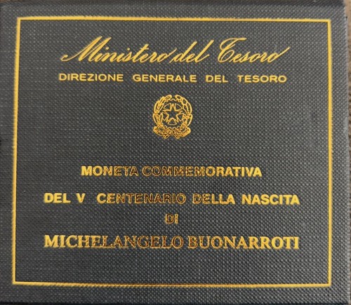 500 lire 1975 michelangelo - lire,