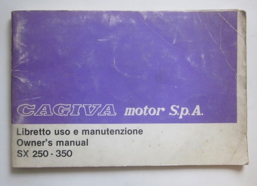 Cagiva 250 350 libretto - sx,