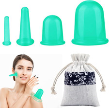 4 Pezzi Coppettazione Viso