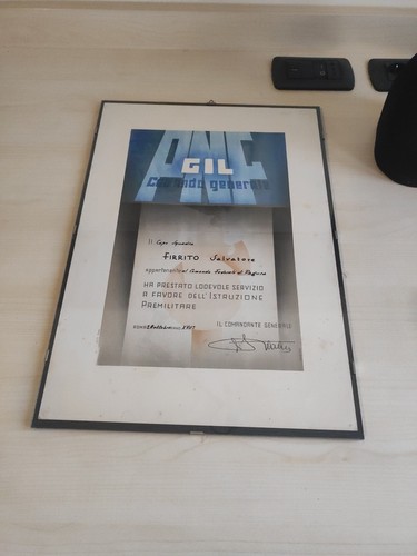 Ww2 diploma gil benemerenza - ww2,