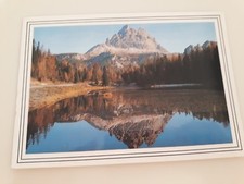 Cartolina DOLOMITI Bolzano Drei Zinnen Tre Cime Lavaredo Rifugio Auronzo Timbro