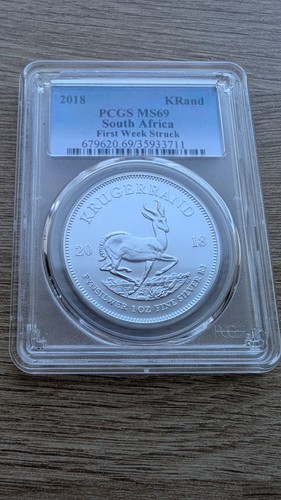 Krugerrand 2018 argento - oz,