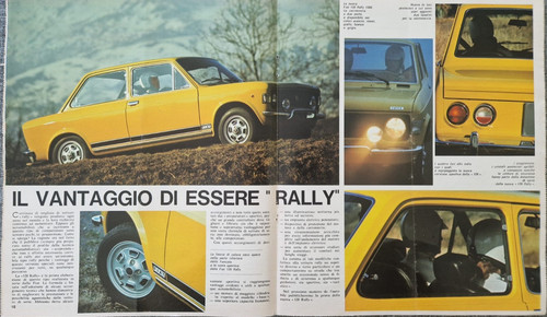 Fiat 128 rally reportage - fiat,