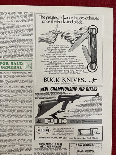 Coltelli buck vintage 1973 - vintage,