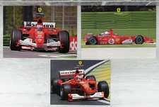 FORMULA 1- F1 - FERRARI - LOTTO 3 FOTO - SCHUMACHER/BARRICHELLO - 30X21 / 24X18