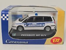 CARARAMA 1/72 PEUGEOT 807 SUV POLICIA MUNICIPALE OO MODELLINO FERROVIARIO SCALA AUTO POLIZIA