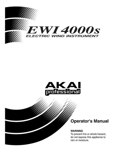 Akai ewi4000s electric wind - akai,