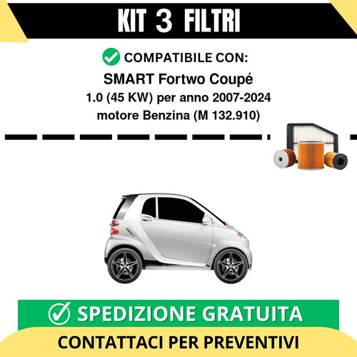 Kit filtri tagliando per - 3,