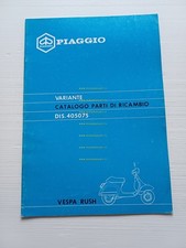 Piaggio VESPA PK 50 XL RUSH V5X4T 1988 VARIANTE catalogo ricambi originale
