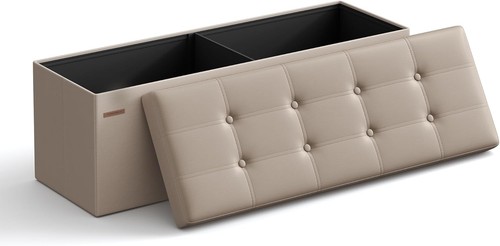 Songmics cassapanca pouf - cassapanca,,