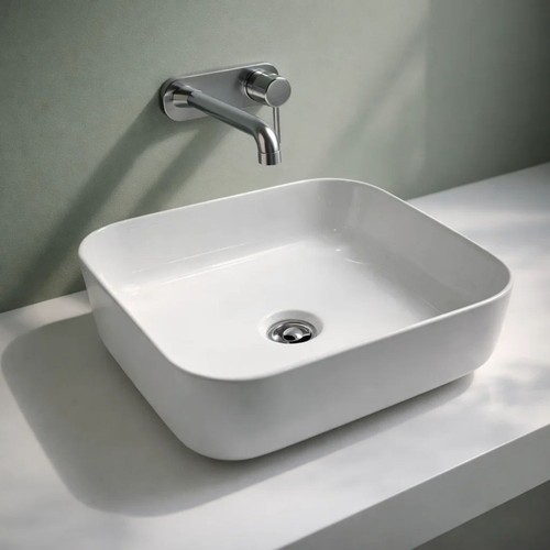 Lavabo appoggio quadrato - appoggio,