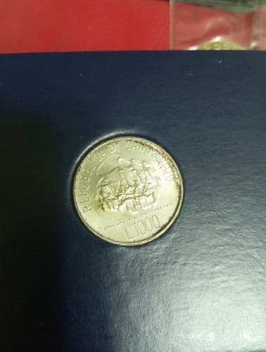 Moneta 1000 lire - san, marino
