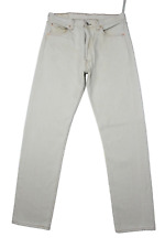 Levi's 501 W34 L34 jeans usato grigio (Cod.SJ115) Levis Made in USA