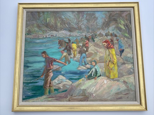 Quadro pescatore persone - quadro,