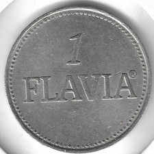 1 gettone/moneta/chip Flavia