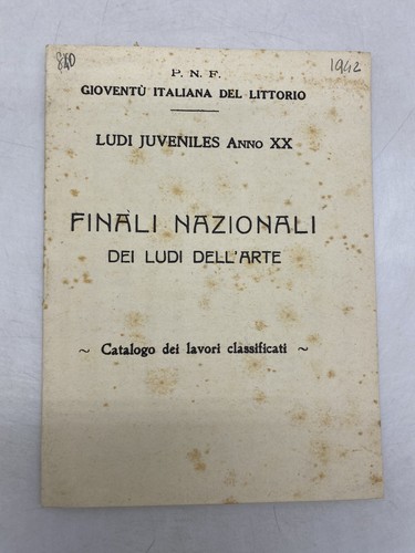 Gioventu italiana del - gioventu',