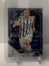 2021 Topps UEFA Giorgio Chiellini Icy Black Foil #1/10 Juventus SSP #195