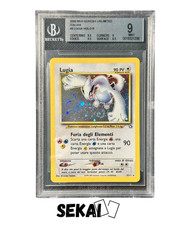 POKEMON BGS 9 LUGIA NEO GENESIS 9/111 ITA NEAR MINT ITALIANO SWIRL BELLISSIMA !!