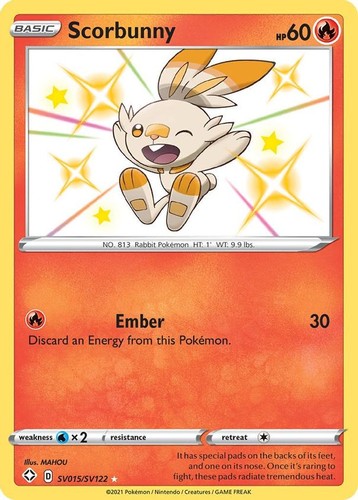 Scorbunny sv015 sv122 - scorbunny,