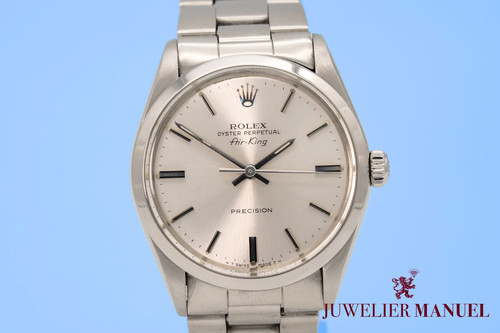 Rolex air king 5500 acciaio - air,