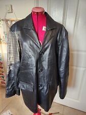 Giacca pelle nera vintage