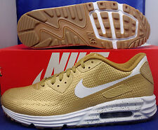 Nike Air Max 90 Hyperfuse Premium iD oro gomma bianca da donna taglia 9 (822580-997)