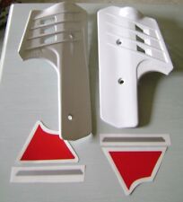 CAGIVA ELEFANT 125 1984 Kit adesivi Baffi per Alette Copri Radiatore (PANINARO)