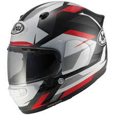 Casco moto integrale rosso