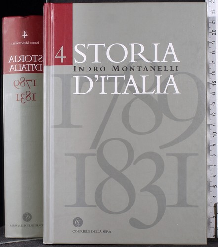 Storia italia 1789 1831 vol - d'italia, 1789-1831.