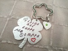 portachiavi quadrifoglio come regalo amica