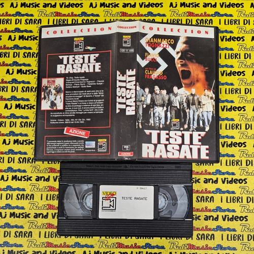 Vhs film teste rasate - teste,
