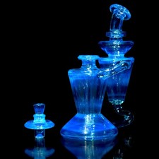 Captn Cronic Glass Meta-Terrania RBR riciclatore banger Boro Heady Art Slurper rig