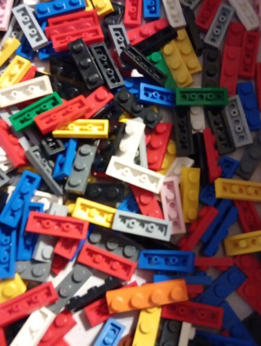 100 patte lego 1x3 - 100, miscela